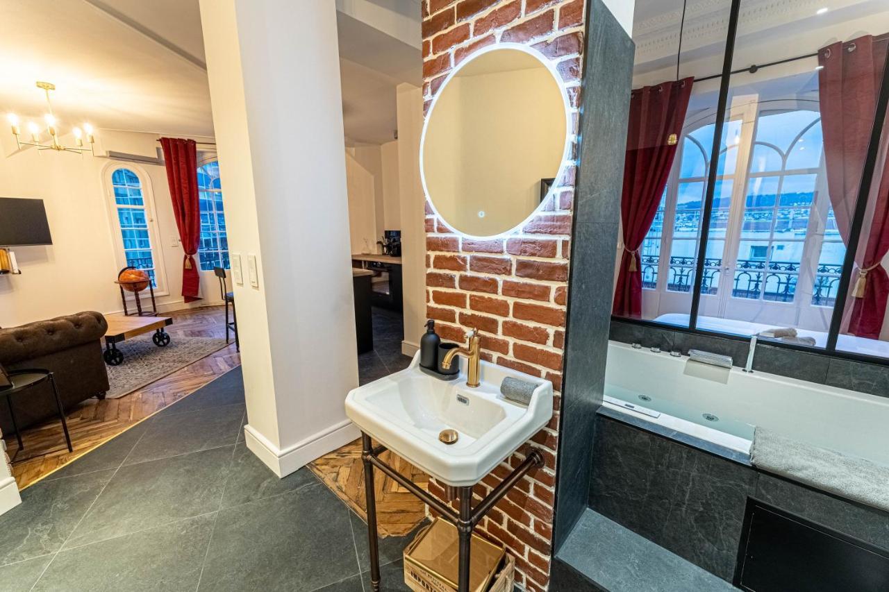 Jacuzzi-Nice Quartier Des Musiciens-Loft 외부 사진